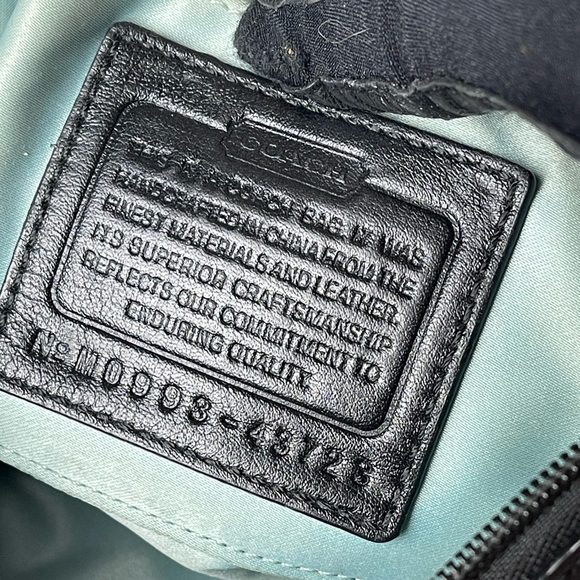 Preloved Vintage y2k Coach Mini Hobo Leather Shoulder Bag - Picture 15 of 16